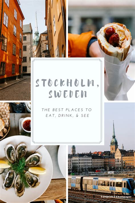 Stockholm, Sweden — Passports and Champagne