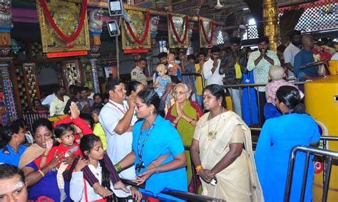 Vijayawada: Devotees rush witnessed at Durga temple