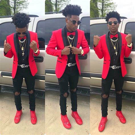 Red and Black homecoming outfits for guys | Dresses Images 2022