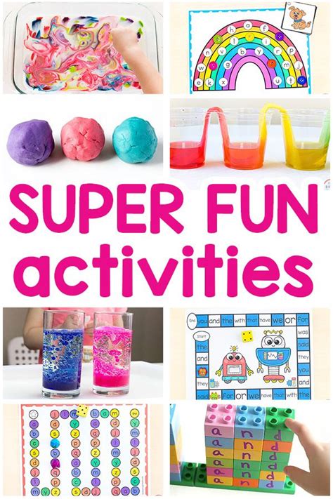 30+ Super Fun Indoor Activities for Kids | Fun activities for preschoolers, Fun activities for ...