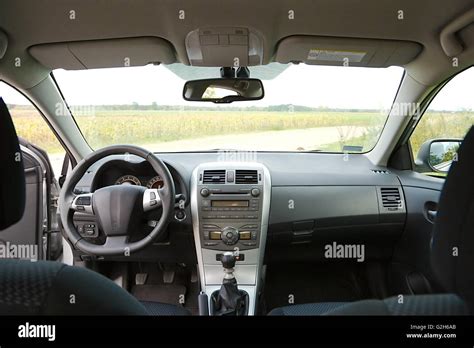 Car Interior View Stock Photo - Alamy