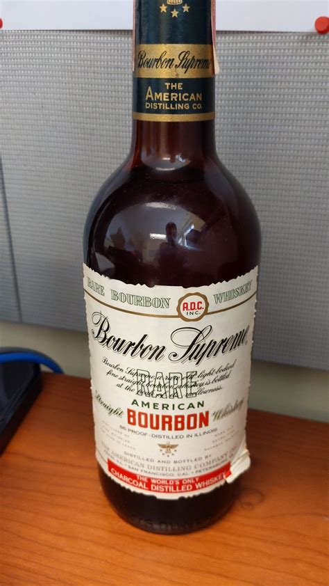 bourbon supreme rare American bourbon (62?) that a colleague just ...