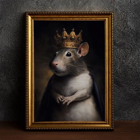 Vintage Rat King Poster, Art Poster Print, Home Decor, Animal Lover Gift, Classic Art - Etsy