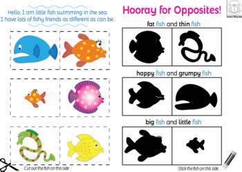 Hooray for Fish Opposites by Teachers Telling Tales | TPT