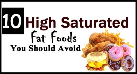 10 High Saturated Fat Foods You Should Avoid - Remedies Lore