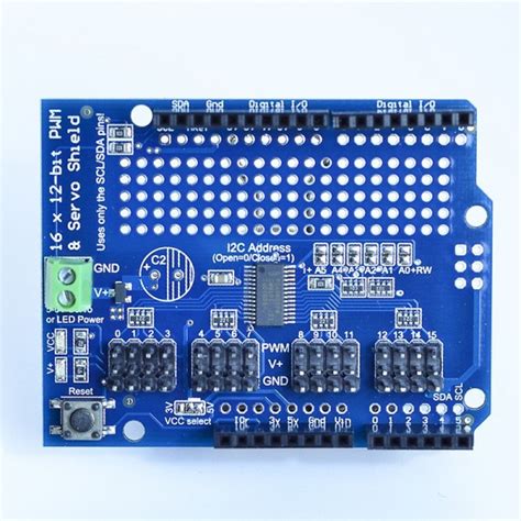 Arduino Servo Shield, Arduino Shield, ChipFC Shop