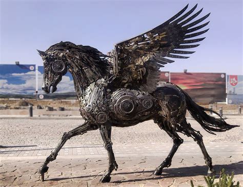 Scrap Metal Steampunk Animal Sculptures by Hasan Novrozi | artFido