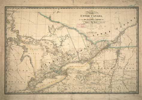 Map of Upper Canada 1836