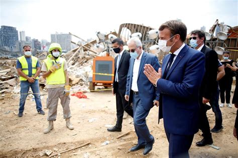 Macron visit to Beirut : r/lebanon