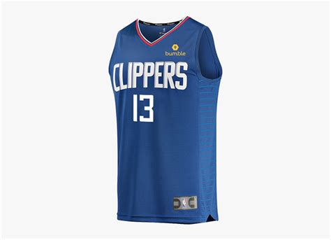 Paul George Clippers Jersey, HD Png Download - kindpng