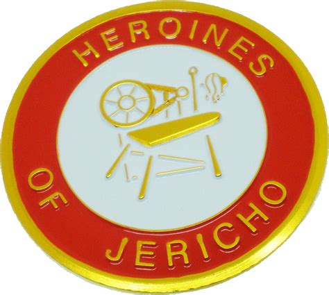 Heroines of Jericho Symbol Round Car Emblem [Red - 2.75"] > Product Details | The Cultural ...