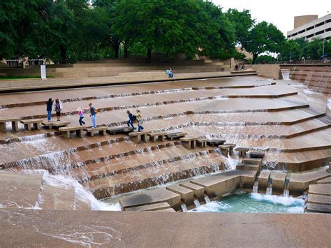 the active pool at the Fort Worth Water Gardens | Paul Joseph | Flickr