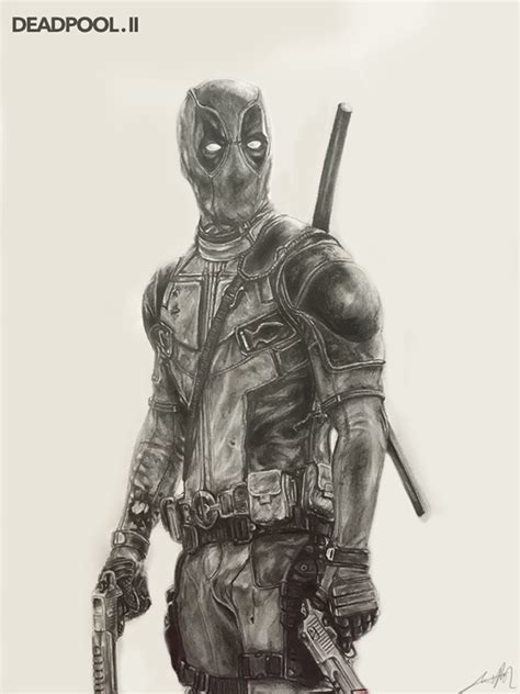 Deadpool Drawing on Behance