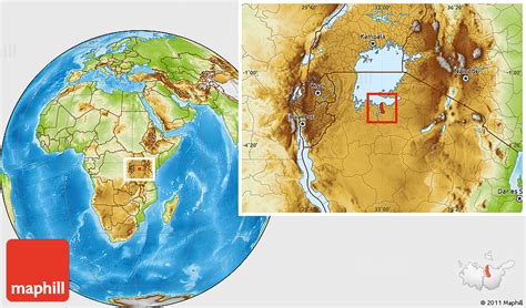 Physical Location Map of Mwanza