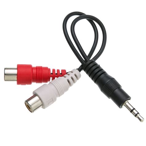 C&E 3.5mm Stereo to Dual RCA Audio Adapter Cable, 3.5mm Male to Dual ...