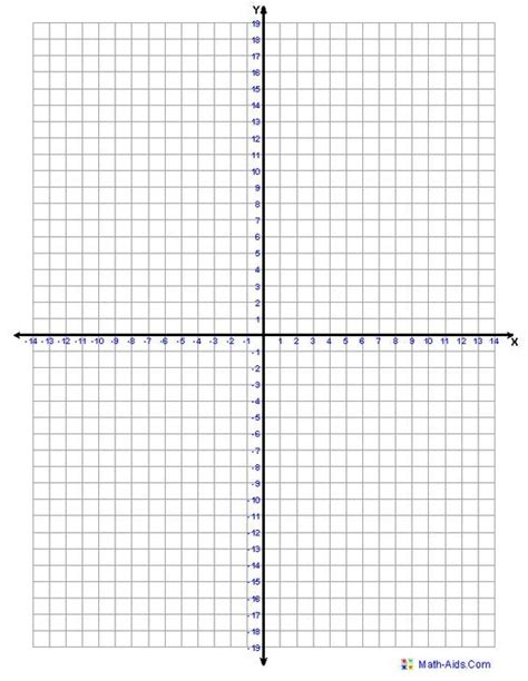 Graph Paper | Printable Math Graph Paper | Printable graph paper, Graph ...