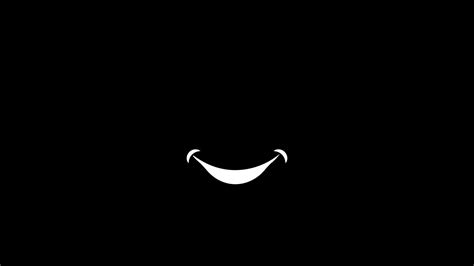 Smile Wallpaper Black