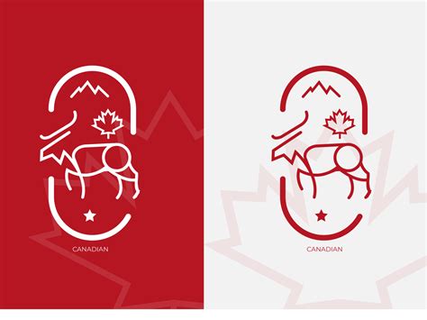 CANADIAN Logo Design by yusuf ergen on Dribbble