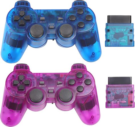 Amazon.com: Burcica Wireless Controller for PS2 Play station 2 Dual ...