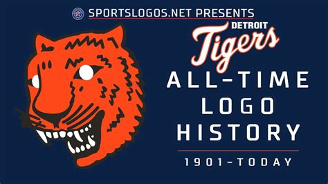 Detroit Tigers Logo History: 1901-2021 - YouTube