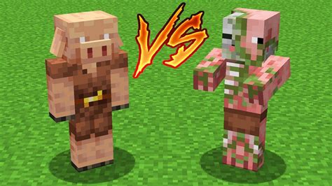 OLD Zombie Pigman vs NEW Piglin - YouTube