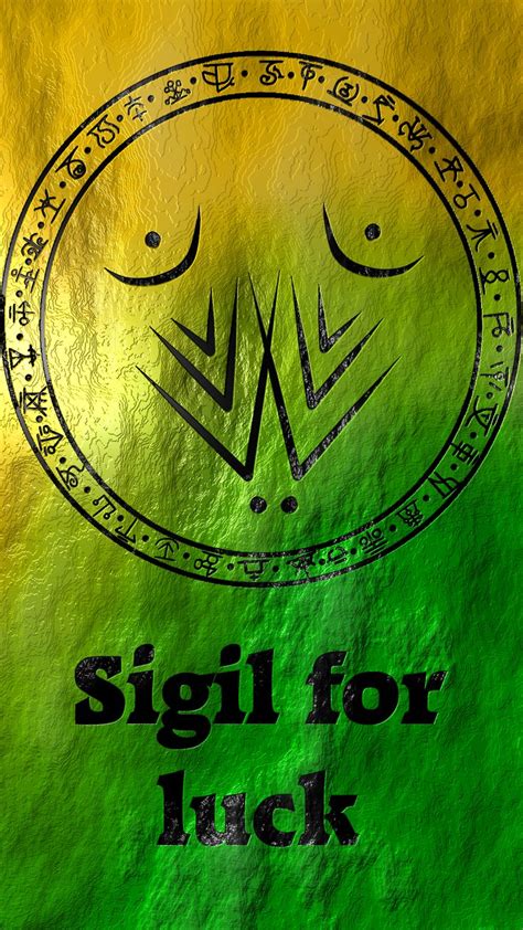 Sigil to bring prosperity and good fortune | Magic symbols, Magick ...