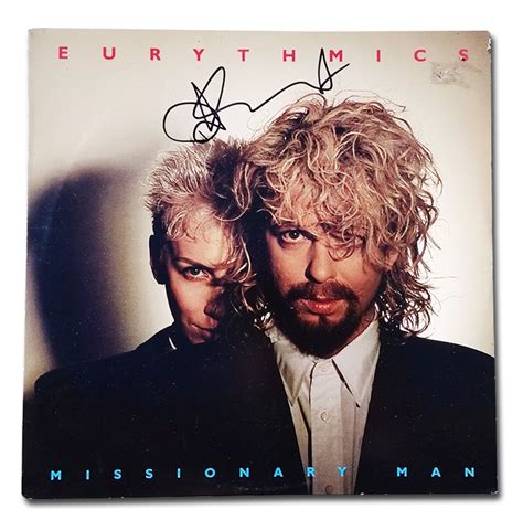 Dave Stewart Eurythmics authentic signed Rock Album W/Certificate ...