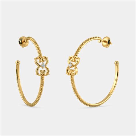 The Signet Hoop Earrings | BlueStone.com