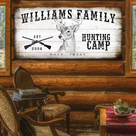 Hunting Camp Sign, Deer Camp Sign, Deer Lodge Sign, Hunting Lodge Sign ...