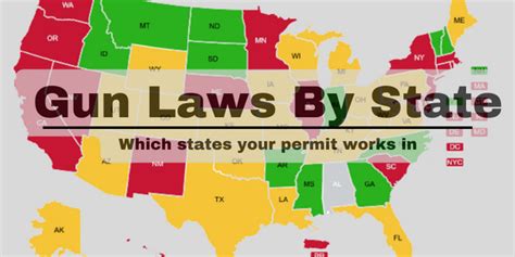 Gun Laws By State - Which States Your Permit Works In?