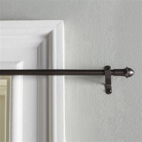 Wayfair Basics Single Curtain Rod | Cafe curtain rods, Curtain rods ...