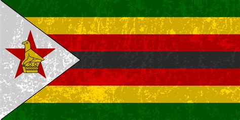 Zimbabwe flag, official colors and proportion. Vector illustration ...