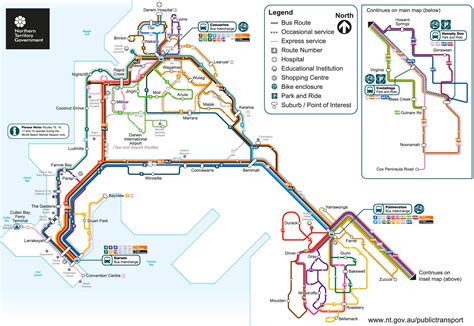 Darwin Bus map