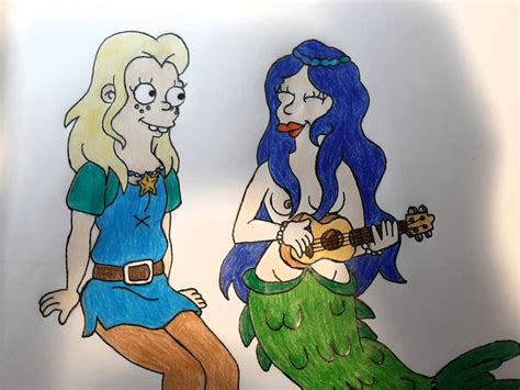 Bean x Mora // Disenchantment by saras96 on DeviantArt