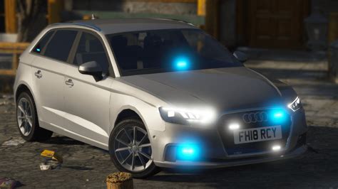 2018 Unmarked Police Audi A3 [ELS] - GTA5-Mods.com