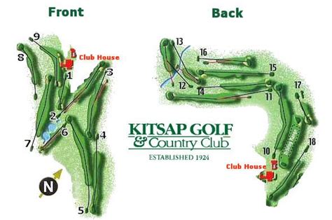 Course Layout - Kitsap Golf & Country Club