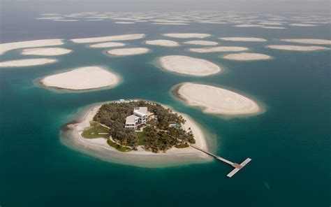 "A development on one of the islands of 'The World Islands' project in Dubai, on January 7, 2012 ...