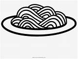 Spaghetti Coloring Page sketch template
