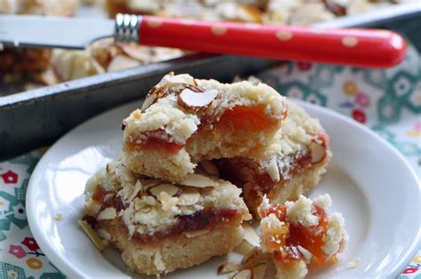 Jam Shortbread Bars Baking Recipe