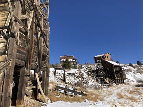 Abandoned gold mine. Victor, Colorado [1920x1080] taken from my phone ...