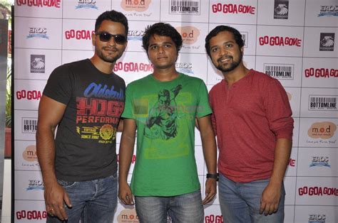 Kunal Khemu, Anand Tiwari at Go Goa Gone promotions at MOD in Bandra ...