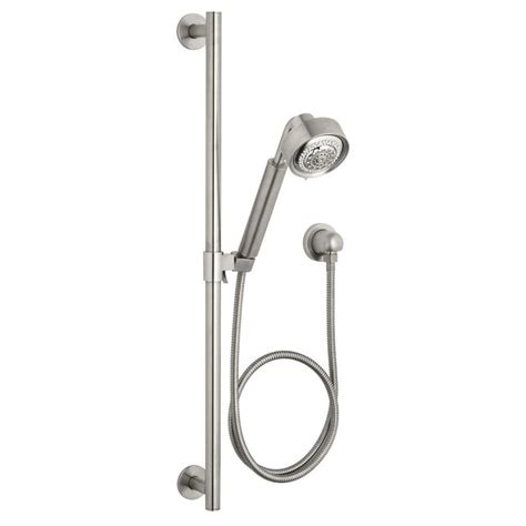 KOHLER Stillness Vibrant Brushed Nickel 4-Spray Handheld Shower at Lowes.com