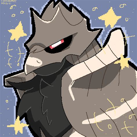 Shiny Corviknight, art by me : r/pokemon