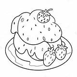 Alte Originale Erdbeerkuchen Ausmalbild 11910 9337 sketch template