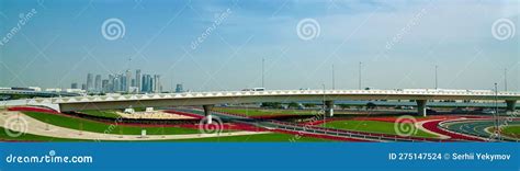 Dubai city roads editorial stock image. Image of crisis - 275147524