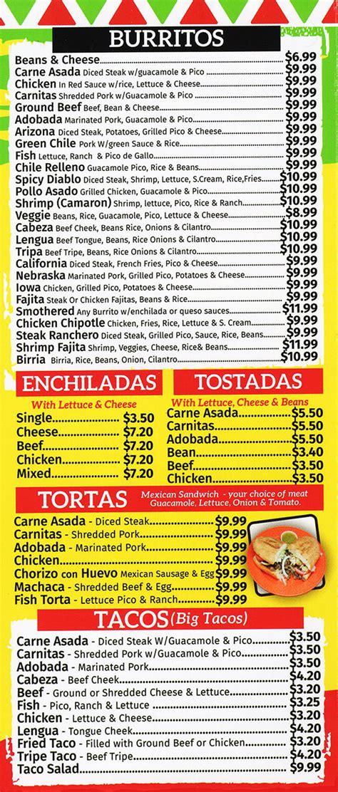 Abelardo's Mexican Fresh | Menu | Order Online | Delivery | Lincoln NE | City-Wide Delivery ...