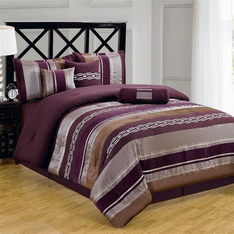 Claudia Purple 11-Piece Comforter Set Queen Size - Walmart.com ...