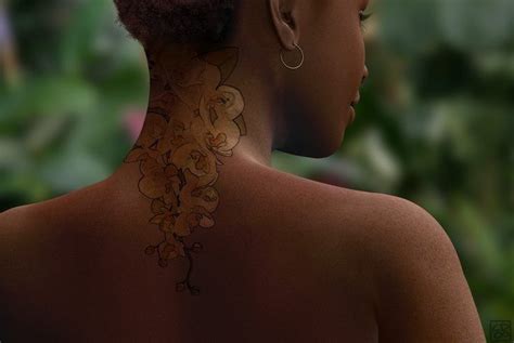 Great color tattoo on dark skin | Tattoos! | Pinterest