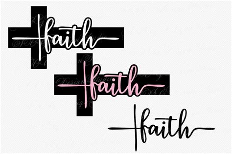 Faith Cross SVG | Faith cross t-shirt design (617674) | Cut Files ...