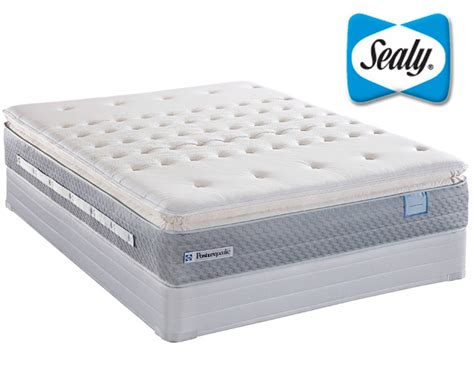 Sealy Posturepedic Plush Euro Pillow Top Innerspring Mattress Sealy ...